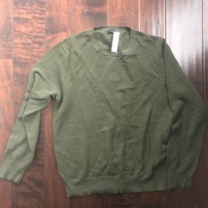 Lightweight olive sweater